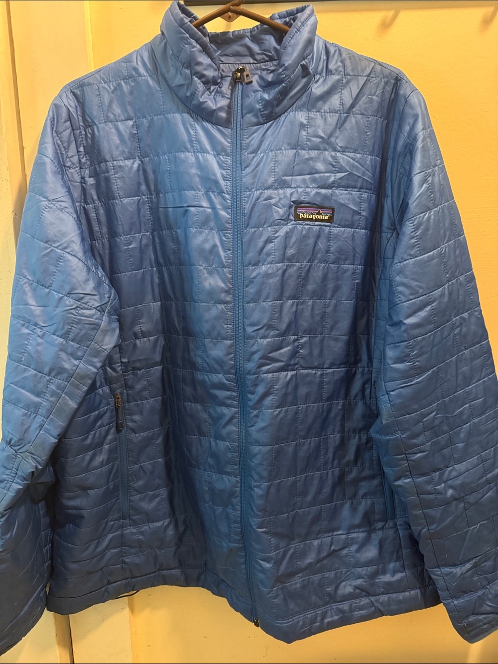 Patagonia Light Blue Quilted Jacket